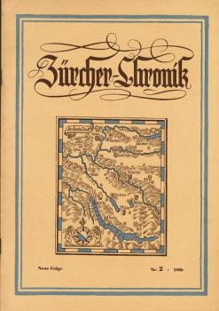 Zürcher Chronik. Zeitschrift für zürcherische Geschichte, Heimatkunde und Bildende Kunst. Nr.2/ 1956.