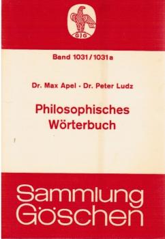 Philosophisches Wörterbuch.