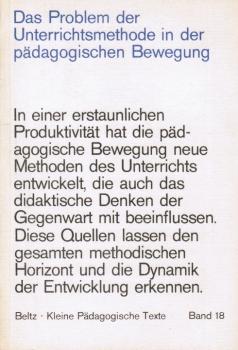 Das Problem der Unterrichtsmethode in der pädagogischen Bewegung.
