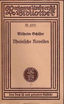 Rheinische Novellen : Mit dem Selbstb. d. Dichters.