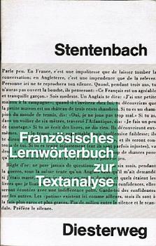 Französisches Lernwörterbuch zur Textanalyse.