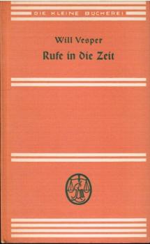 Rufe in die Zeit : Sprüche u. Gedichte.