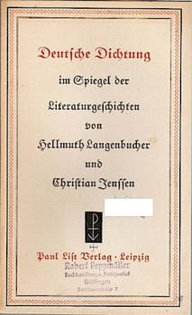 Deutsche Dichtung im Spiegel der Literaturgeschichten.