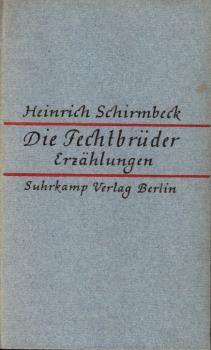 Die Fechtbrüder : Erzählgn.