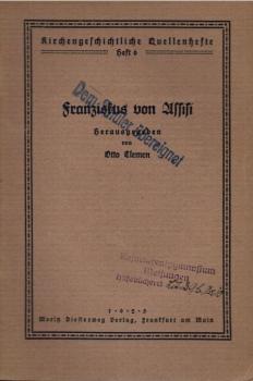 Franziskus von Assisi.