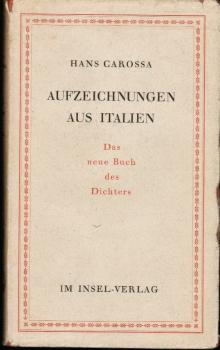 Aufzeichnungen aus Italien.