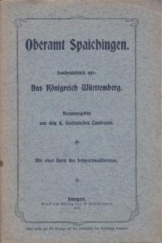 Oberamt Spaichingen (= Sonderabdruck aus: Das Königreich Württemberg