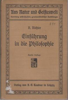 Einführung in die Philosophie. 6 [sechs] Vorträge
