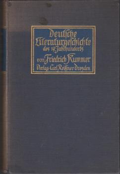Deutsche Literaturgeschichte des 19. [neunzehnten] Jahrhunderts dargestellt nach Generationen