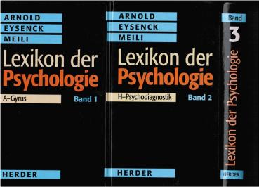 Lexikon der Psychologie. Band 1 - 3 (komplett).