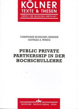 Public Private Partnership in der Hochschullehre.