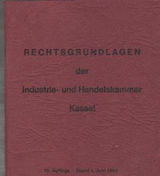 Rechtsgrundlagen der Industrie- und Handelskammer Kassel.