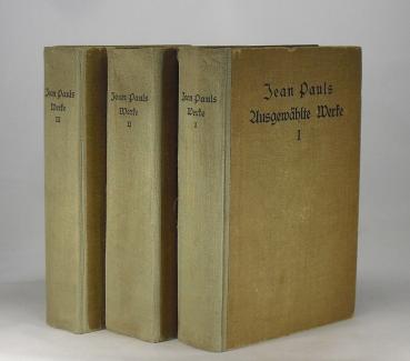 Jean Paul Ausgewählte Werke; 3. Bde.