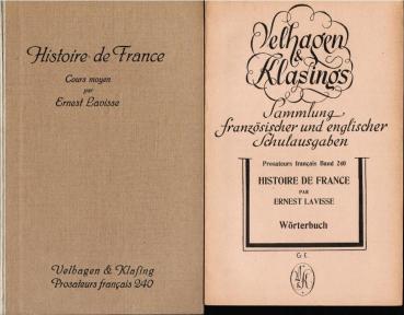 Histoire de France (= Prosateurs Francais; Bd. 240)
