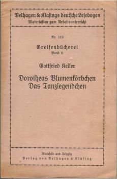 Dorotheas Blumenkörbchen; Das Tanzlegendchen; Gottfried Keller.