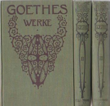 Goethes Werke; 3. Bände