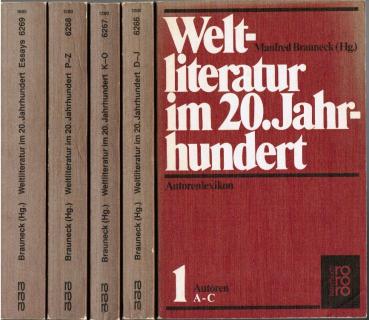 Weltliteratur im 20. Jahrhundert. 5 Bde.