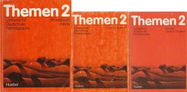 Themen 2. Lehrwerk für Deutsch als Fremdsprache; 3 Bde.: 1. Arbeitsbuch Inland; 2. Lehrerhandbuch; 3. Glossar Deutsch - Englisch.
