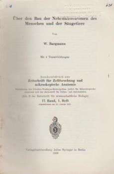 Über den Bau der Nebennierenvenen des Menschen und der Säugetiere.