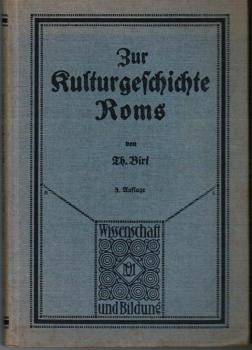 Zur Kulturgeschichte Roms : Gesammelte Skizzen.
