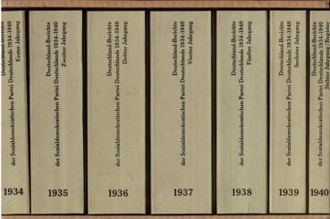 Deutschland-Berichte der Sozialdemokratischen Partei Deutschlands (Sopade) 1934-1940 (7 Bde. im Schuber).
