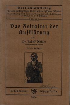 Das Zeitalter der Aufklärung.