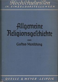 Allgemeine Religionsgeschichte.