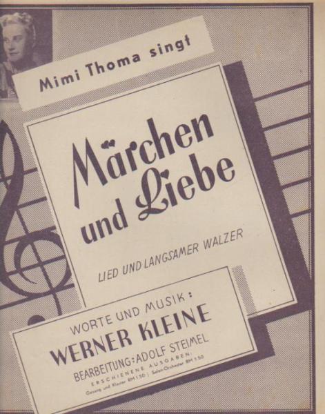 Mimi Thoma singt: Märchen und Liebe.