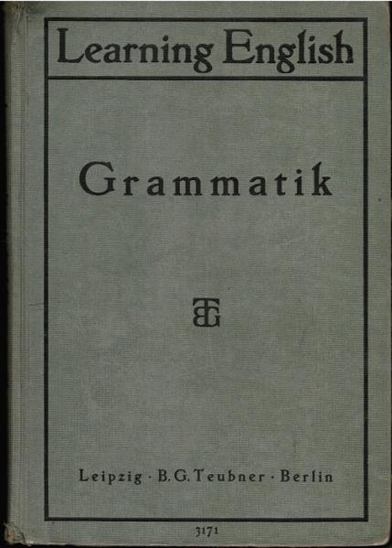 Englische Grammatik.