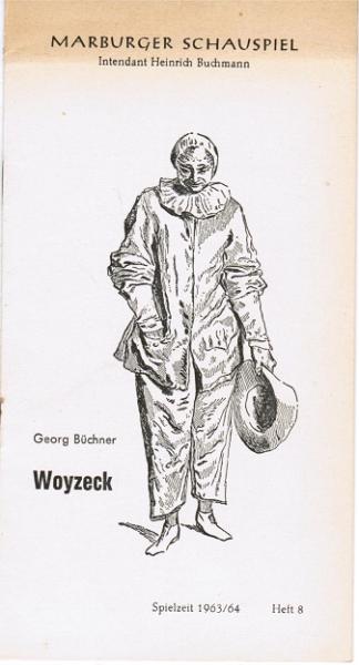 Marburger Schauspiel; Spielzeit 1963/64, Heft 8: Georg Büchner. Woyzeck (Programmheft)