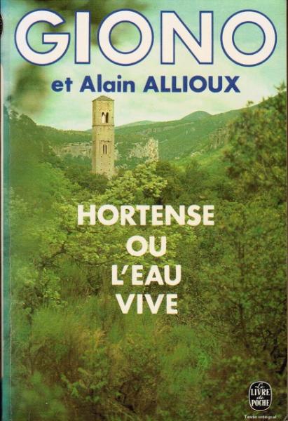 Hortense ou l'eau vive.