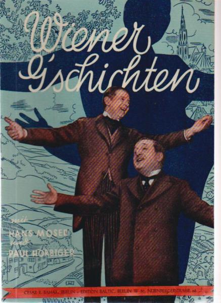 Wiener G´eschichten. Mit Hans Moser und Paul Hörbiger.