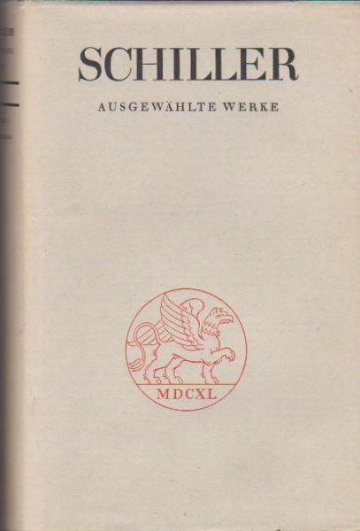 Schiller. Ausgewählte Werke. 5. Band: Gedichte - Erzählungen.