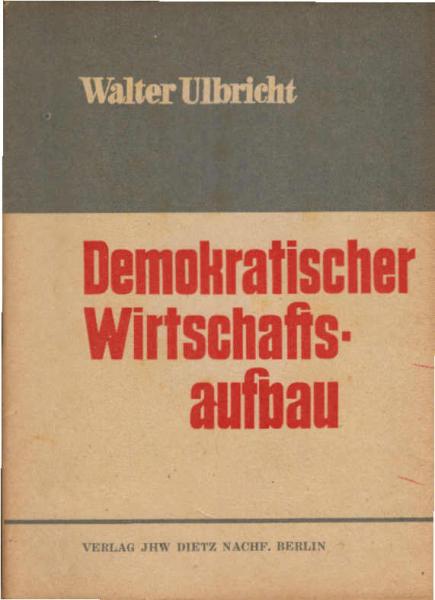 Demokratischer Wirtschaftsaufbau.