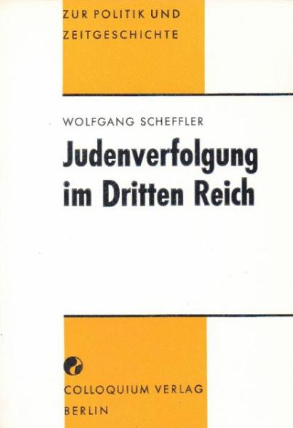 Judenverfolgung im Dritten Reich.