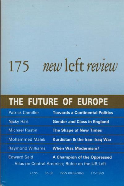 New left review; Number 175, May/ June 1989.