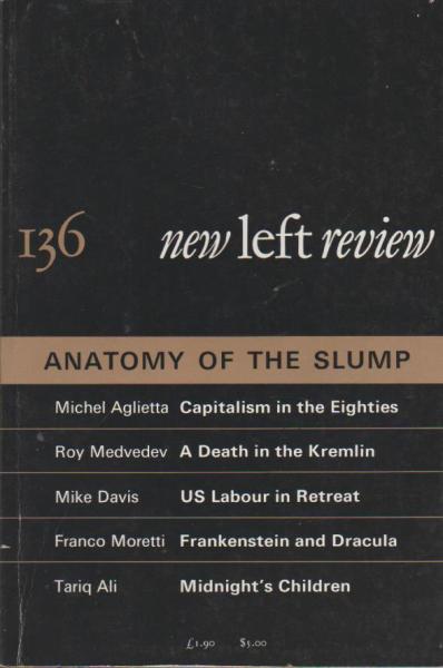 New left review; Number 136, November/ December 1982.
