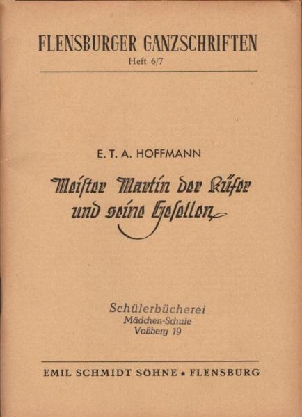 Meister Martin der Küf[n]er und seine Gesellen.