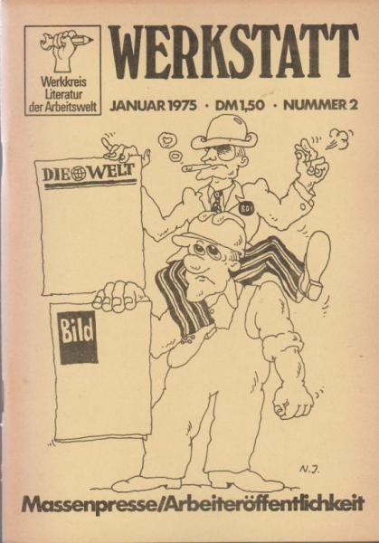 Werkstatt Nr. 2, Januar 1975: Massenpresse/ Arbeiteröffentlichkeit