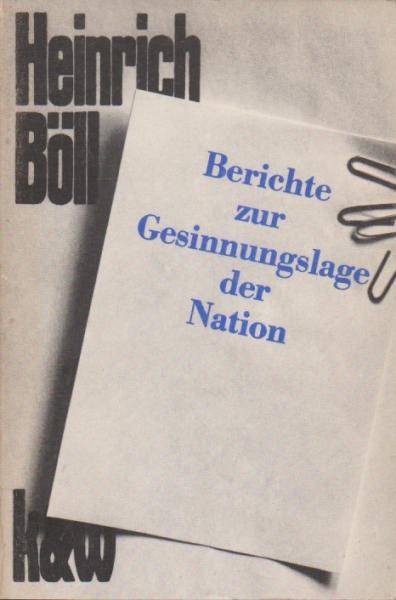 Berichte zur Gesinnungslage der Nation.