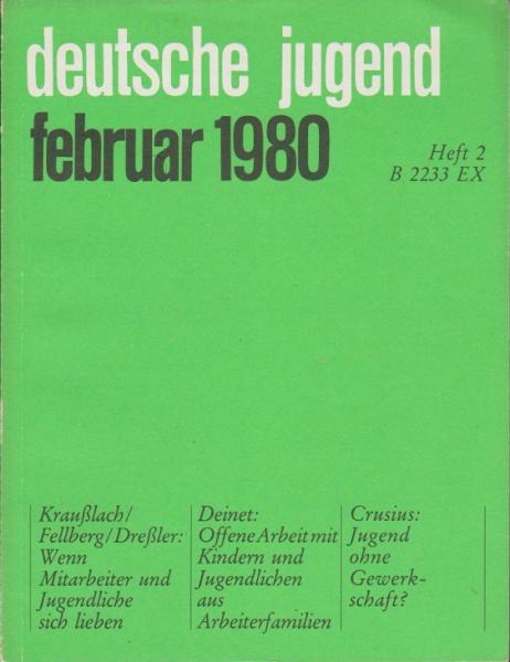 Deutsche Jugend. Zeitschrift für Jugendfragen und Jugendarbeit; 28 Jg., Heft 2, Februar 1980.