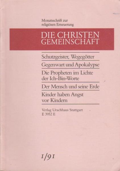 Die Christengemeinschaft. Monatsschrift zur religiösen Erneuerung, 63 Jg., Heft 1/1991.