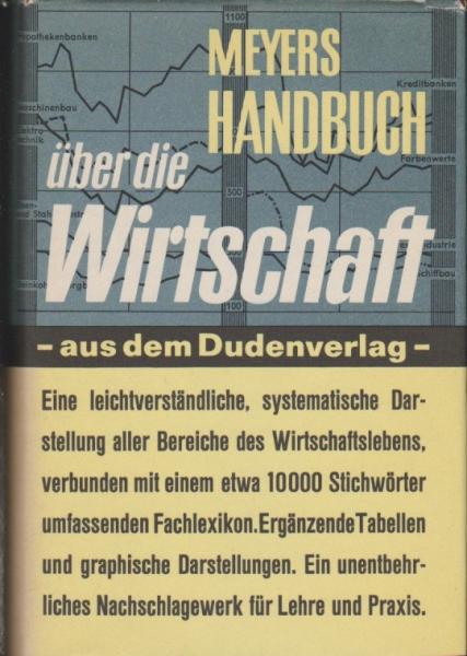 Meyers Handbuch über die Wirtschaft.