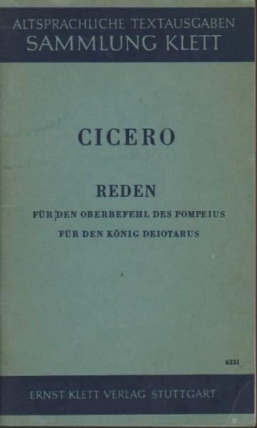 Reden für den Oberbefehl des Pompeius für den König Deiotarus.