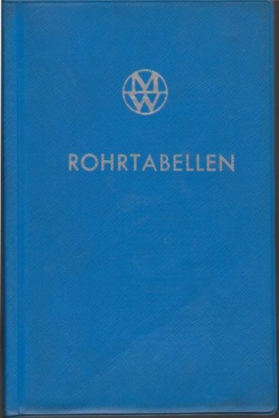 Rohrtabellen für Gewichte, Masse, Statik, Güten