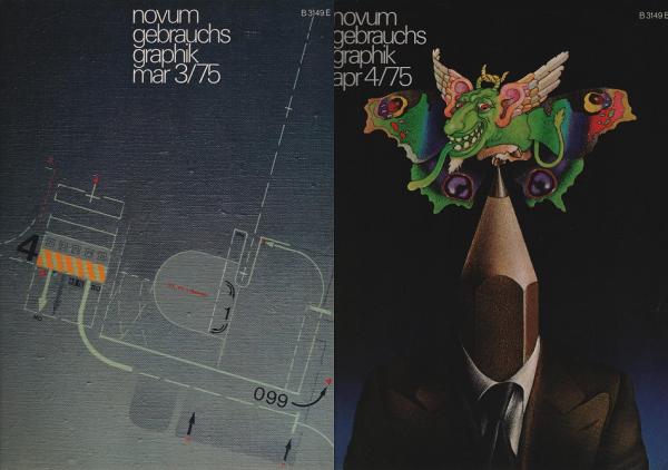 novum gebrauchsgraphik; Hefte 3 und 4/ 1975
