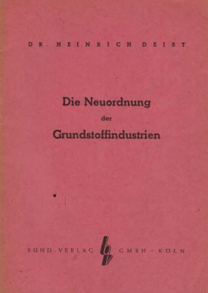 Die Neuordnung der Grundstoffindustrien
