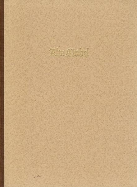 Alte Möbel : Vom Mittelalter bis zum Jugendstil.