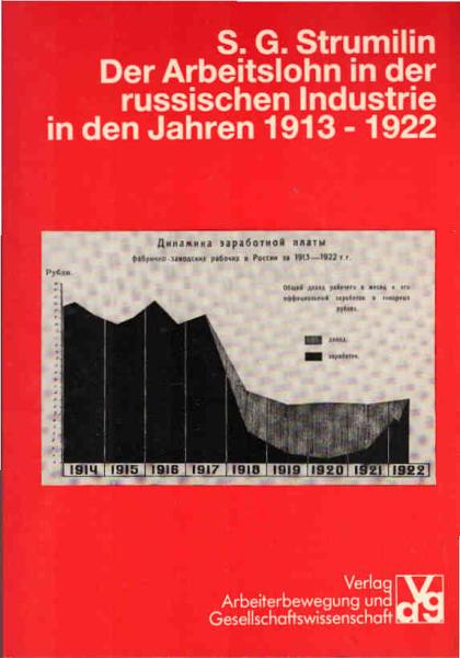 Der Arbeitslohn in der russischen Industrie in den Jahren 1913 - 1922.