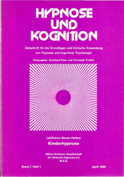 Hypnose und Kognition. Leitthema : Kinderhypnose.